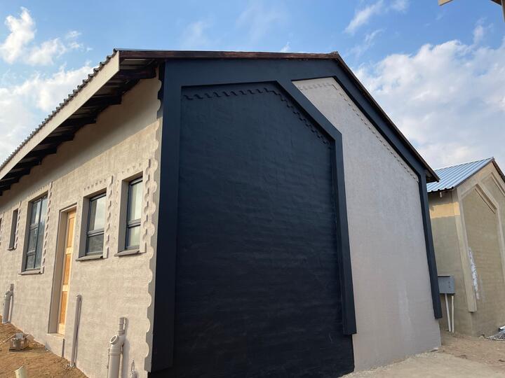 Face-brick and charcoal unit block at Life@150 AustinView