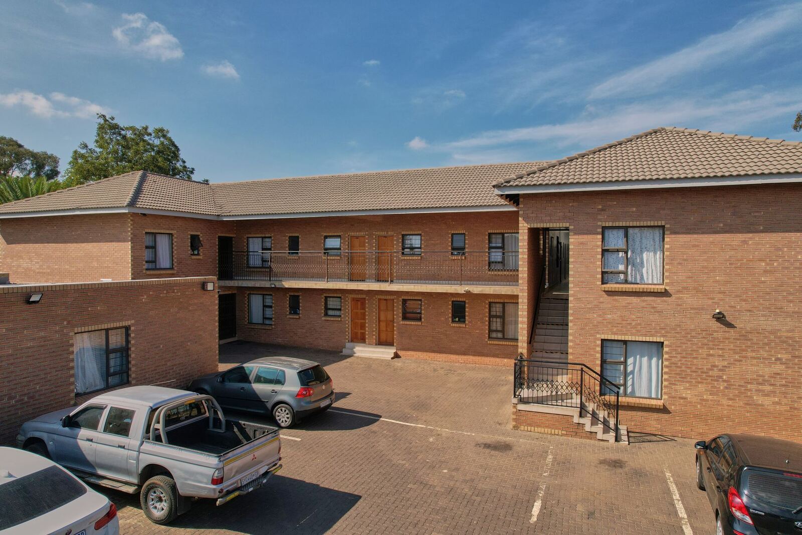Face-brick blocks and parking at LifeEstate Olifantsfontein