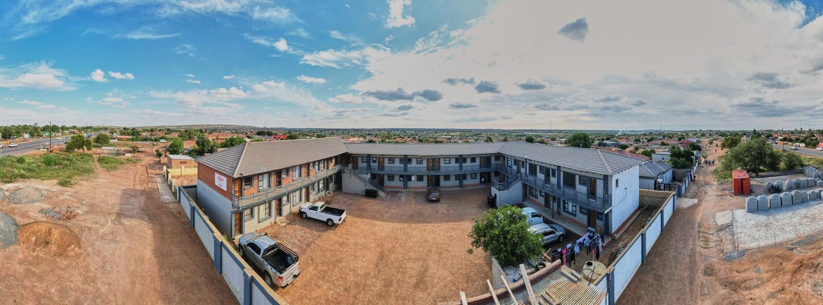 Aerial view of Urban Villa K in Soshanguve